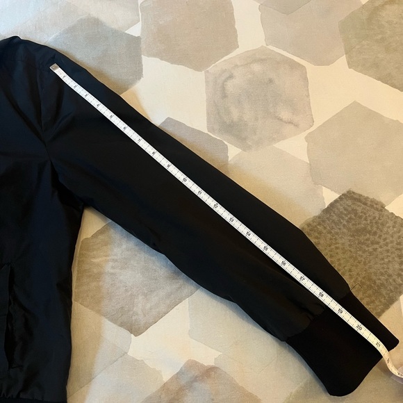 Theory Black Lightweight Bomber Jacket - Picture 12 of 12